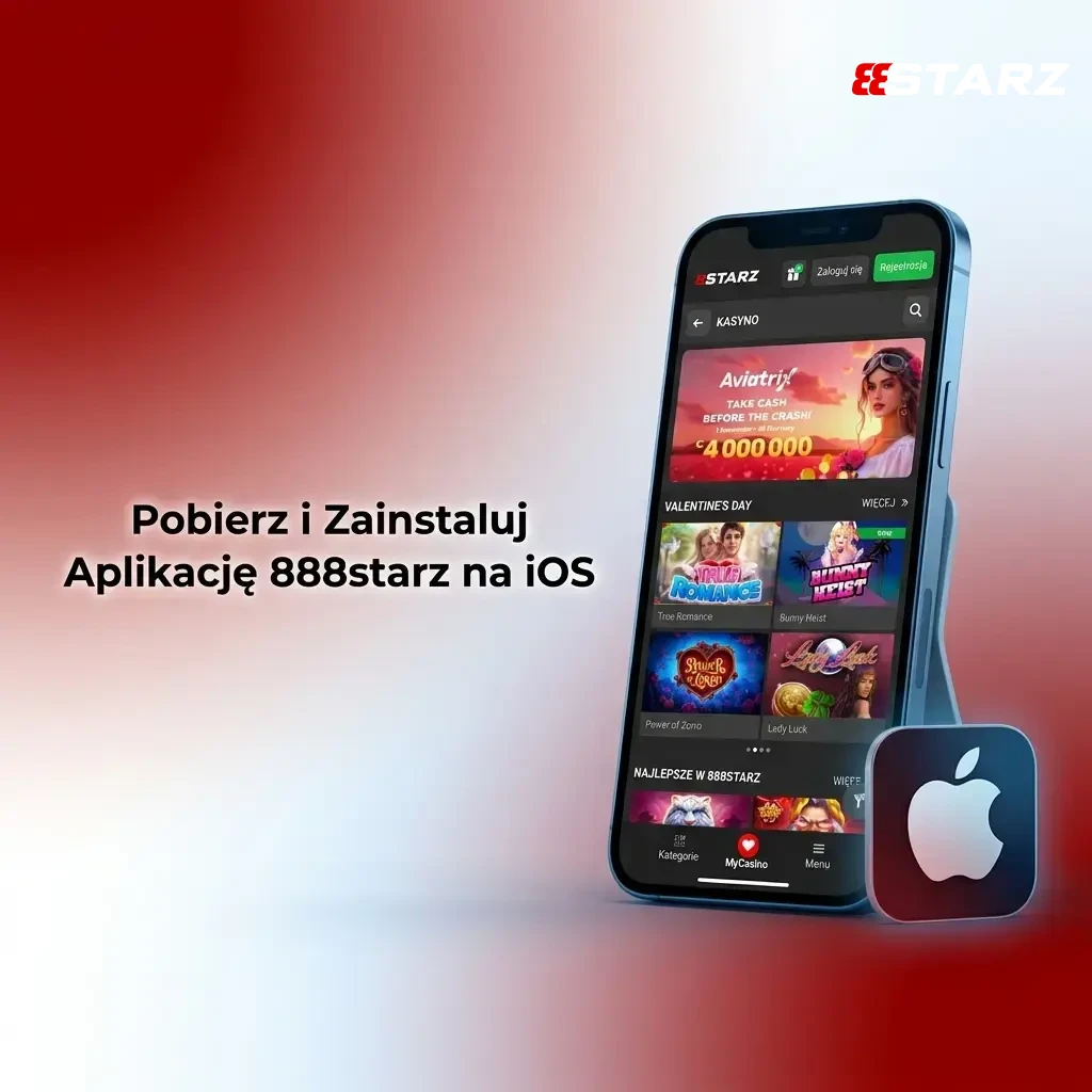 Pobieranie aplikacji 888starz na iOS z App Store lub jako skrót PWA na ekranie głównym iPhone'a